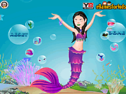 Gioco online Giochi di Vestire Sirene - Cute Little Mermaid Dress Up